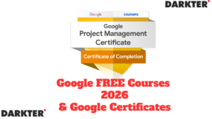 Google FREE Courses 2026 + Google Certificates