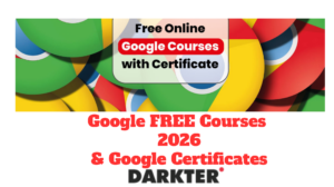 Google FREE Courses 2026 + Google Certificates