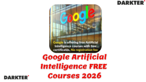 Google Artificial Intelligence FREE Courses 2026