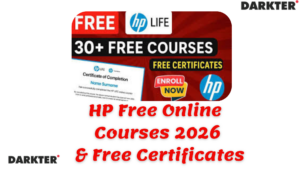 HP Free Online Courses 2026 & Free Certificates