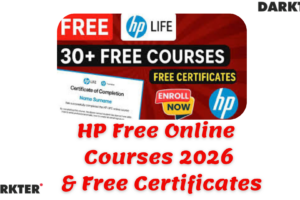 HP Free Online Courses 2026 & Free Certificates