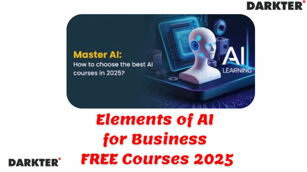 Elements of AI for Business FREE Courses 2025