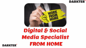 Digital & Social Media Specialist FROM HOME