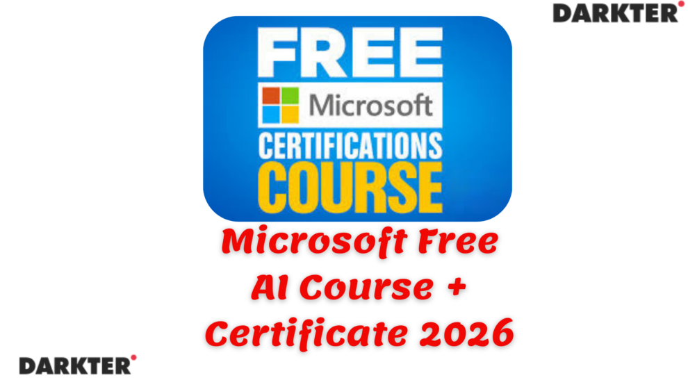 Microsoft Free AI Course + Certificate 2026