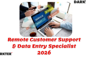 Customer Support & Data Entry Specialist 2026
