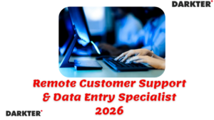 Customer Support & Data Entry Specialist 2026