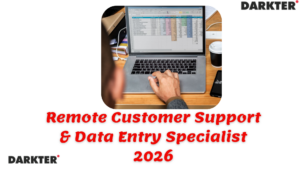 Customer Support & Data Entry Specialist 2026