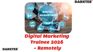 Digital Marketing Trainee 2026 - Remotely