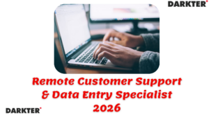 Customer Support & Data Entry Specialist 2026