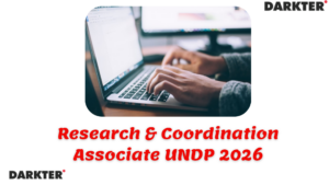Research & Coordination Associate UNDP 2026